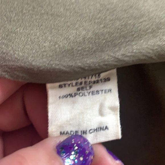 COCO $ Yves Green Deep Dive Chiffon Cut Out Romper Size S - Picture 15 of 16